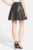 Thumbnail for your product : Kate Spade Leather Circle Skirt