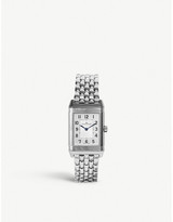 Thumbnail for your product : Jaeger-LeCoultre Jaeger Le Coultre Mens Silver Q2668130 Reverso Duetto Stainless Steel Watch