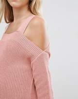 Thumbnail for your product : ASOS Maternity Dress With Cold Shoulder