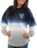 Thumbnail for your product : Women's Navy Villanova Wildcats Ombre Long Sleeve Dip-Dyed Spirit Jersey