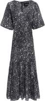 Thumbnail for your product : Paper London Montpellier Gathered Printed Crepe Maxi Dress