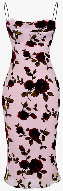 Dramatic Floral Devore Dress - Blush & Blooms - Blush & Blooms // Powered  by chloédigital