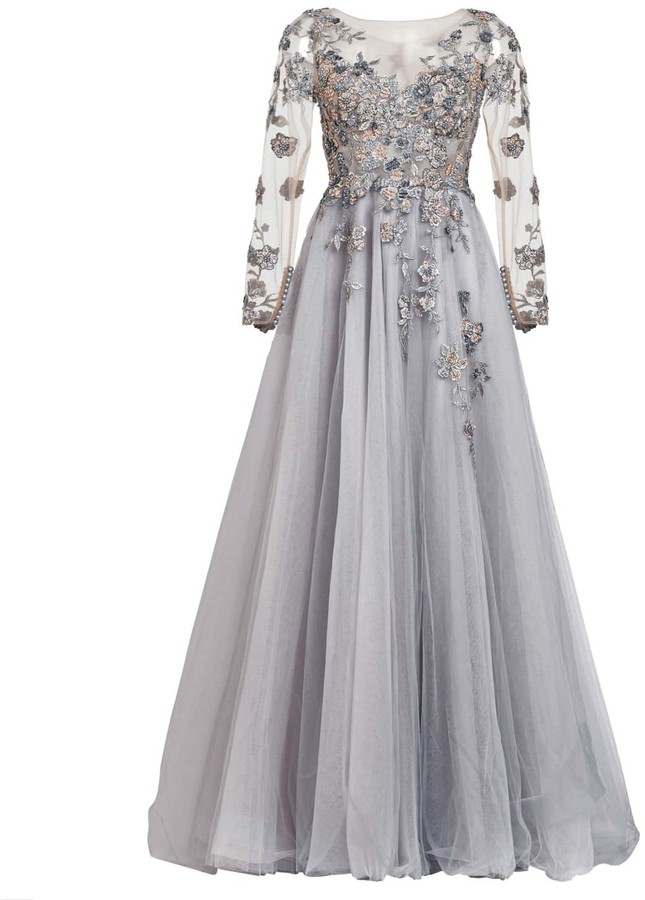 Matsour'i Couture Dress Charleen Gray - ShopStyle