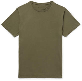 Bellerose Garment-Dyed Cotton-Jersey T-Shirt - Men - Green