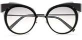 Thumbnail for your product : Marc Jacobs Cat-Eye Acetate And Silver-Tone Sunglasses