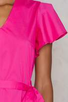 Thumbnail for your product : Trendyol Tie Waist Blouse Fuchsia