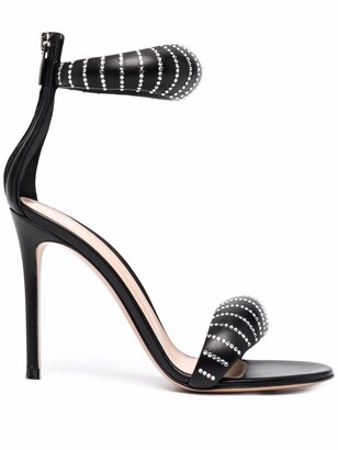 Gianvito Rossi Crystal Embellished Women's Sandals | ShopStyle