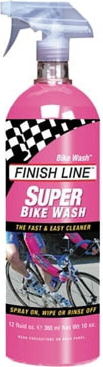 Finish Line Super Bike Wash Bicycle Cleaner, 1 Liter (33.8 Oz.) Spray Bottle