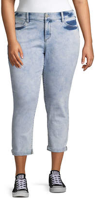 Arizona Cropped Jeans - Juniors Plus