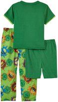 Thumbnail for your product : Nickelodeon Ninja Chop Tee 3 Piece Set (Kid) - Green - 6