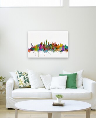 Trademark Global Michael Tompsett 'New York City Skyline' Canvas Art - 30" x 47"