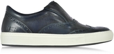 Thumbnail for your product : D’Acquasparta D'Acquasparta Urban Dark Blue Leather Men's Sneaker
