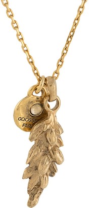 Goossens Talisman wheat pendant necklace