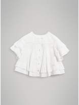 Thumbnail for your product : Burberry Smocked Cotton Shirt