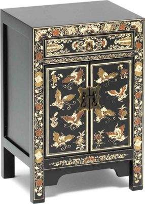Baumhaus The Nine Schools Qing Black And Gilt Small Cabinet