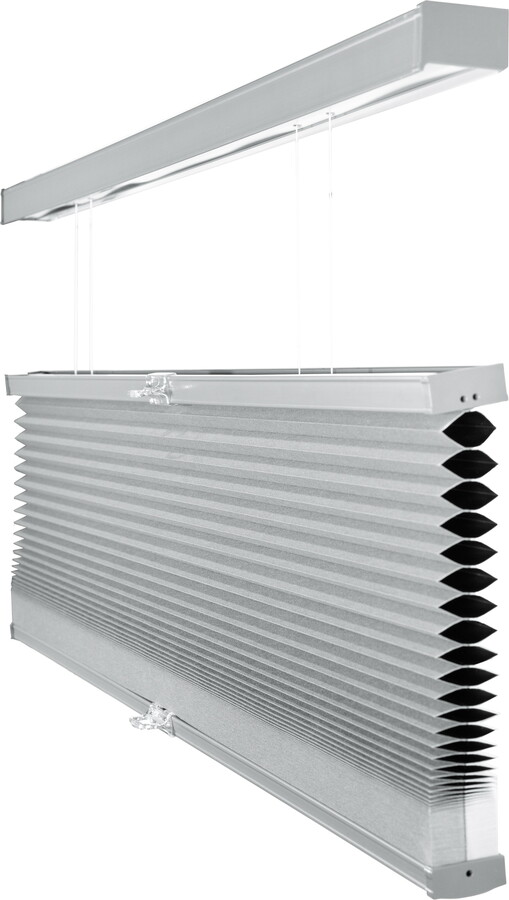 Chicology Cordless Top Down Bottom Up Blackout Cellular Shade Light Grey 39.25 in. W x 48 in. L