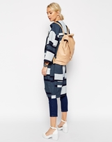 Thumbnail for your product : ASOS Denim Printed Panelled Coat