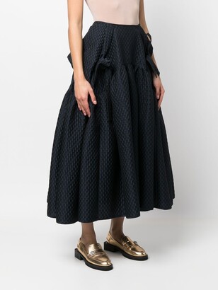Cecilie Bahnsen Justice A-line skirt - ShopStyle