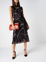 Thumbnail for your product : Linea Leonie Swirl Print Tie Side Dress