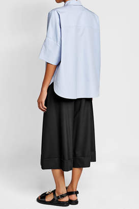 Jil Sander Navy Culottes with Wool