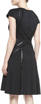 Thumbnail for your product : Tadashi Shoji Short-Sleeve Sequined Cocktail Dress