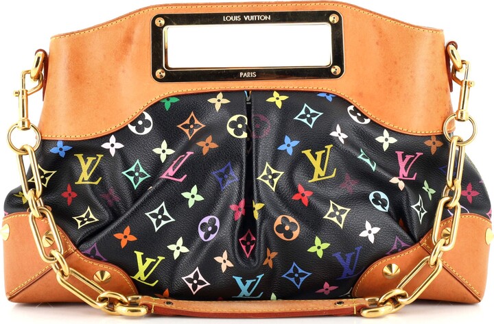 Louis Vuitton Judy Handbag Monogram Multicolor MM - ShopStyle Shoulder Bags