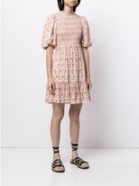 Thumbnail for your product : By Ti Mo Floral-Print Mini Dress