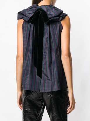 Marc Jacobs Check Sleeveless Top