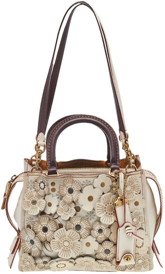 rose coach purse