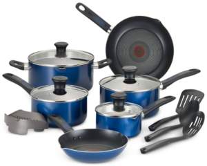 T-Fal Cook & Strain 14-Pc. Non-Stick Cookware Set