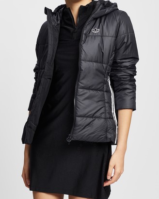 adidas Women's Black Jackets - Slim Jacket - Size 6 at The Iconic