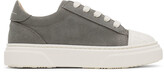 Thumbnail for your product : MM6 MAISON MARGIELA Kids Grey Lace-Up Sneakers
