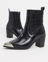 asos croc boot