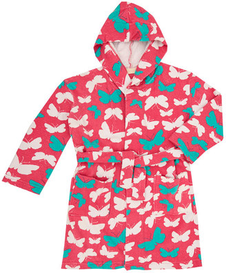 Hatley Pink Butterflies Print Dressing Gown