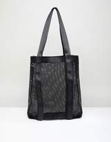 Thumbnail for your product : ASOS Tote Bag In Black Mesh