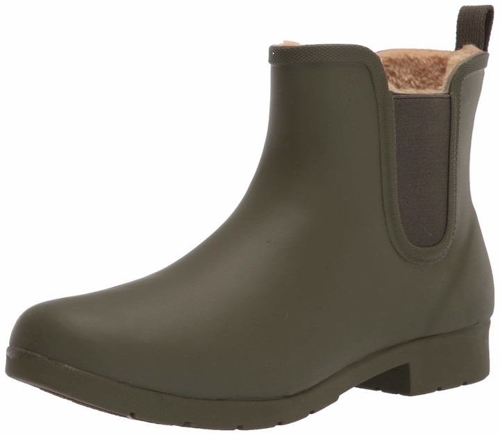 eastlake chelsea faux fur waterproof boot