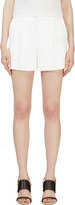 Thumbnail for your product : Chloé Ivory Pleated Shorts