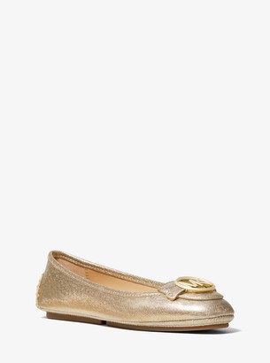 gold moccasins womens