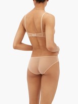 Thumbnail for your product : Eres Eden Mesh Underwired Bra - Nude