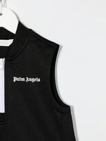 Thumbnail for your product : Palm Angels Kids Logo-Print Half-Zip Dress