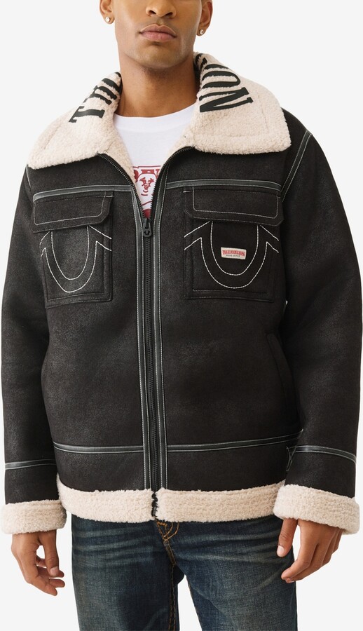 True Religion Men's Zip-Front Jacket