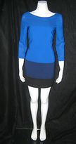 Thumbnail for your product : Express X12 LINED COLOR BLOCK LONG SLEEVE SLIP ON SHIFT DRESS SIZE XS seam