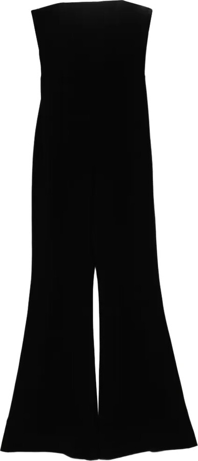 Isabel Sanchis Strapless Flared Jumpsuit