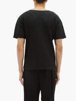 Thumbnail for your product : Issey Miyake Homme Plissé Homme Plisse Round-neck Pleated T-shirt - Mens - Black