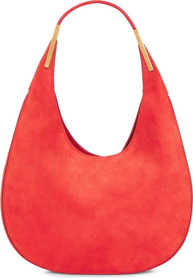 Savette Small Florence Hobo Bag in Orange