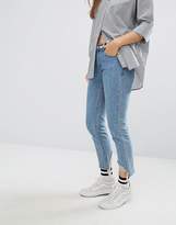 Thumbnail for your product : STYLE NANDA STYLENANDA Distressed Raw Hem Jeans