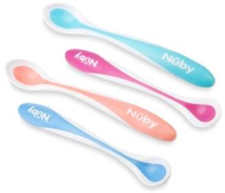 Nuby Spoons Hot Safe 4 CT (Pack of 8)