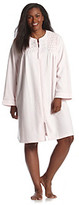 Thumbnail for your product : Miss Elaine Plus Size Zip Robe