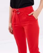 Thumbnail for your product : Dorothy Perkins Tapered Belt Trousers