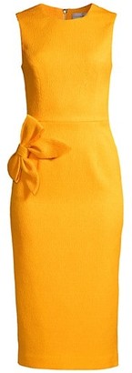 Rebecca Vallance Andie Sleeveless Bow Midi Dress